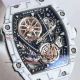 replica Richard Mille M 27-05 Flying Tourbillon Rafael Nadal white case black strap watch (8)_th.jpg